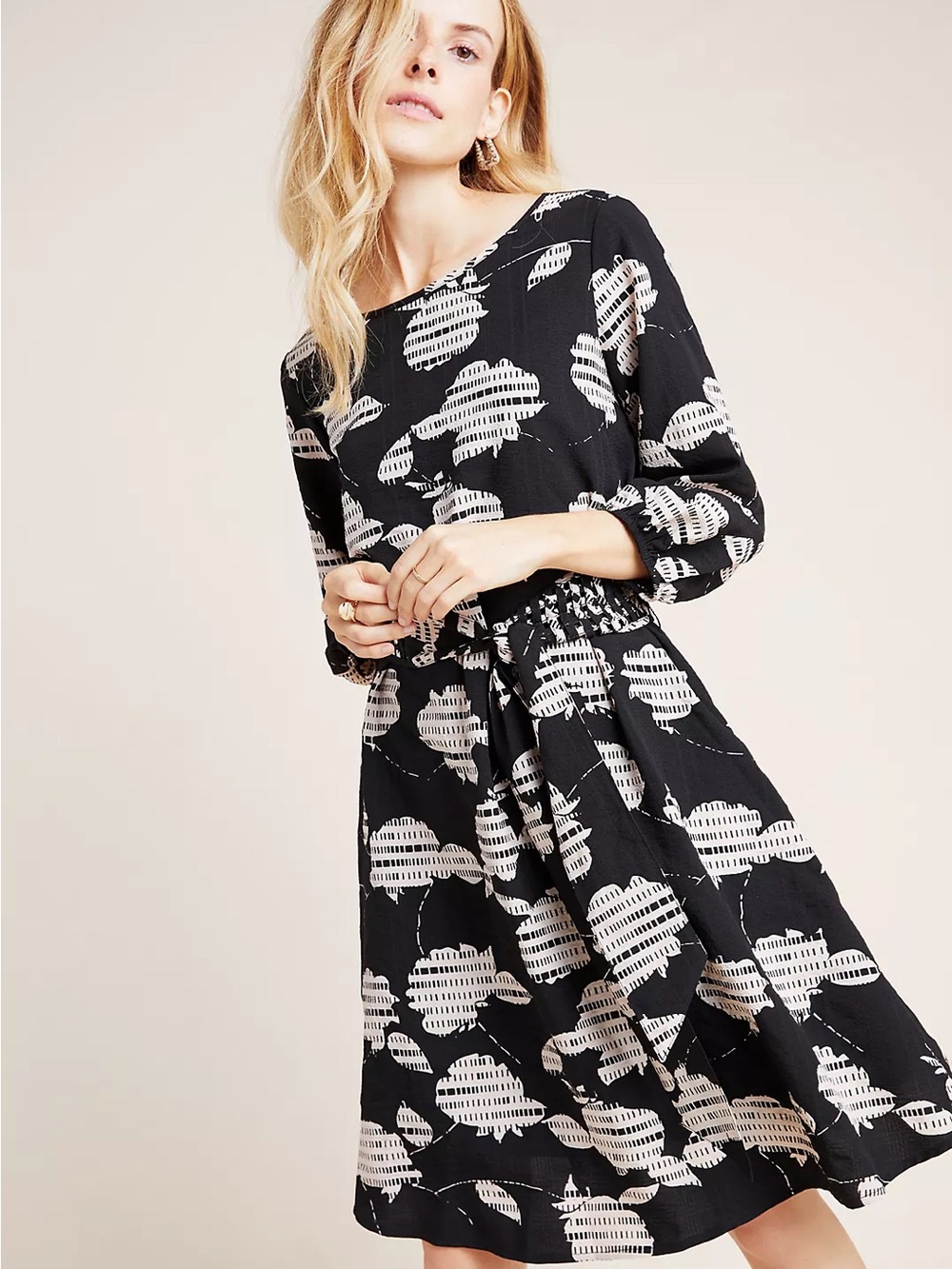 NWOT Anthropologie Eden MIDI Dress by The Odells Size Small MISSING BELT Z575